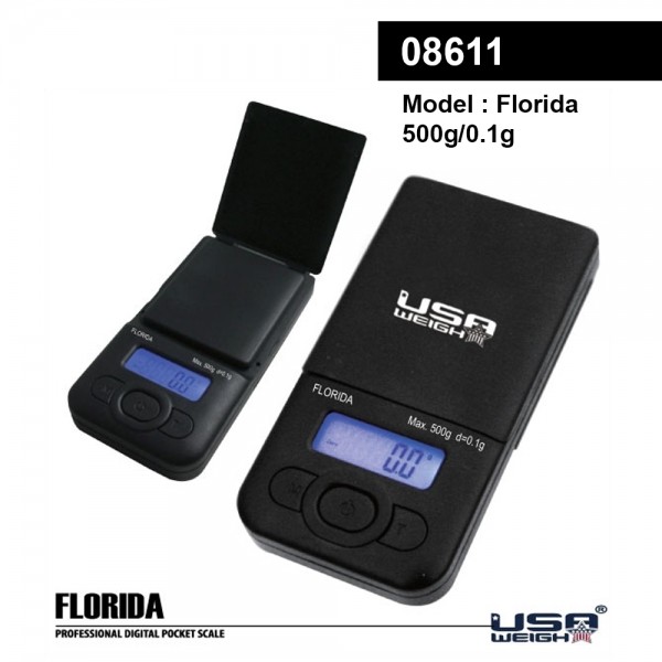 ΨΗΦΙΑΚΗ ΖΥΓΑΡΙΑ ΑΚΡΙΒΕΙΑΣ FLORIDA 08611 500G * 0.1G