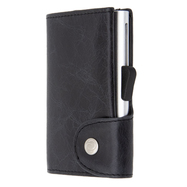 ΔΕΡΜΑΤΙΝΟ ΠΟΡΤΟΦΟΛΙ - ΚΑΡΤΟΘΗΚΗ C-SECURE BLACKWOOD VINTAGE