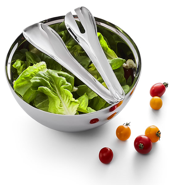SALAD BOWL WITH SERVER - 3 PCS SET