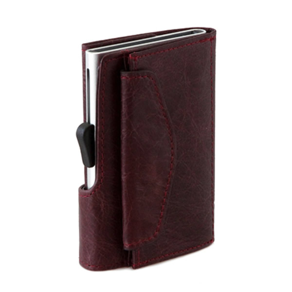 ΠΟΡΤΟΦΟΛΙ -  ΚΑΡΤΟΘΗΚΗ ΜΕ  ΤΣΕΠΗ ΓΙΑ ΚΕΡΜΑΤΑ BORDEUX ΑΣΗΜΙ