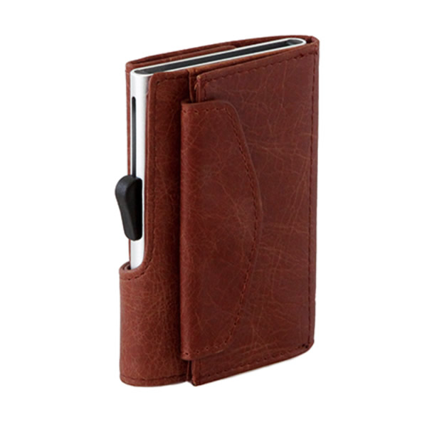 ΠΟΡΤΟΦΟΛΙ -  ΚΑΡΤΟΘΗΚΗ ΜΕ  ΤΣΕΠΗ ΓΙΑ ΚΕΡΜΑΤΑ COGNAC ΑΣΗΜΙ