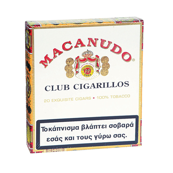 MACANUDO CLUB CIGARILLOS 20s