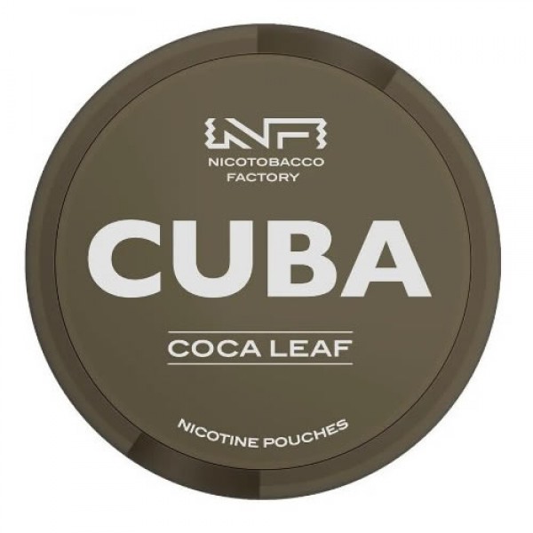 CUBA BLACK COCA LEAF ΜΑΣΏΜΕΝΗ ΝΙΚΟΤΊΝΗ 50mg
