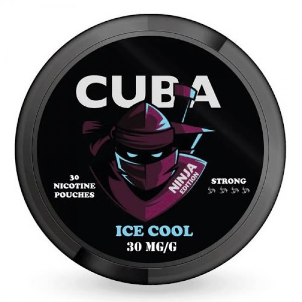 CUBA BLACK NINJA ICE COOLΜΑΣΏΜΕΝΗ ΝΙΚΟΤΊΝΗ 30mg