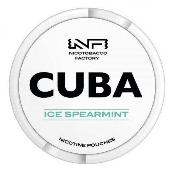 CUBA WHITE ICE SPEARMINT ΜΑΣΏΜΕΝΗ ΝΙΚΟΤΊΝΗ 24mg