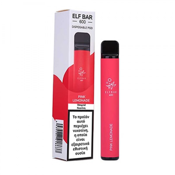 ELF BAR 600 18MG 2ML PINK LEMONADE