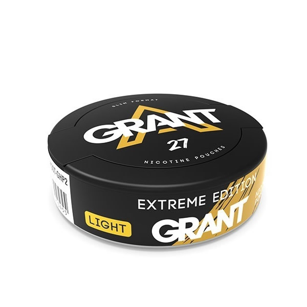 GRANT NICOTINE POUCHES EXTREME LIGHT 16mg
