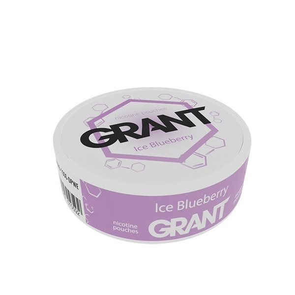GRANT NICOTINE POUCHES ICE BLUEBERRY 20mg