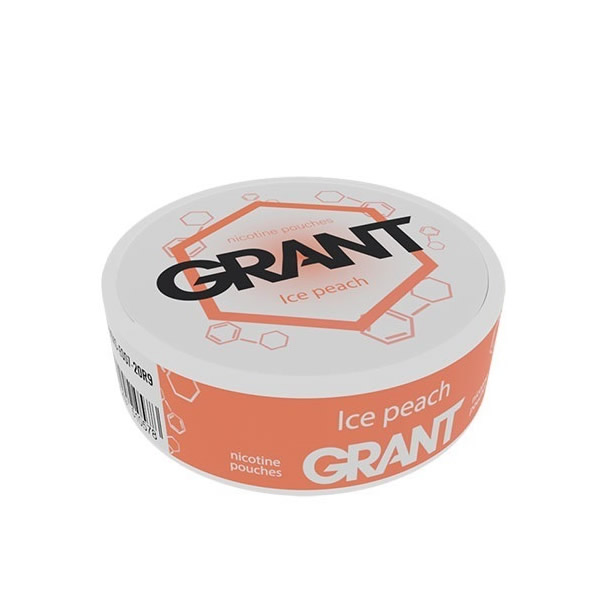 GRANT NICOTINE POUCHES ICE PEACH 20mg