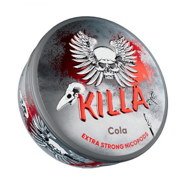 KILLA NICOTINE POUCHES COLA EXTRA STRONG (NO TOBACCO) 
