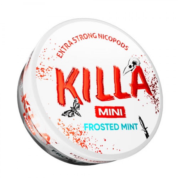 KILLA NICOTINE POUCHES MINI FROASTED MINT EXTRA STRONG (NO TOBACCO) 