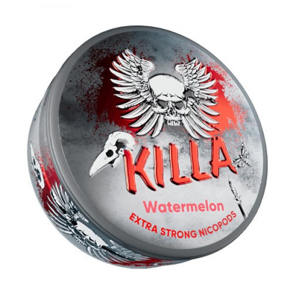 KILLA ΜΑΣΩΜΕΝΗ ΝΙΚΟΤΙΝΗ WATERMELON EXTRA STRONG (ΧΩΡΙΣ ΚΑΠΝΟ) KILLA ΜΑΣΩΜΕΝΗ ΝΙΚΟΤΙΝΗ WATERMELON EXTRA STRONG (ΧΩΡΙΣ ΚΑΠΝΟ)