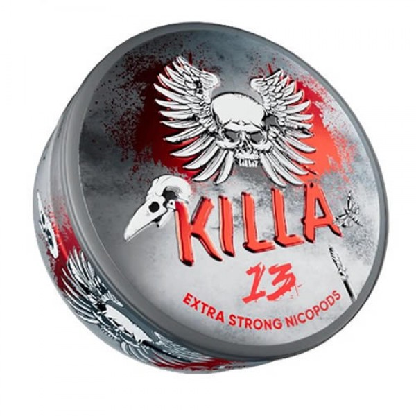 KILLA NICOTINE POUCHES 13 EXTRA STRONG (NO TOBACCO) 