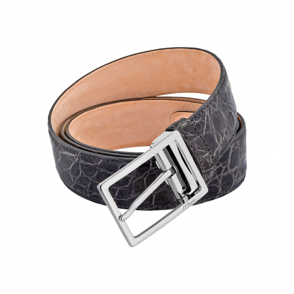 ΖΩΝΗ CAIMAN S.T. DUPONT EXOTIC ΓΚΡΙ
