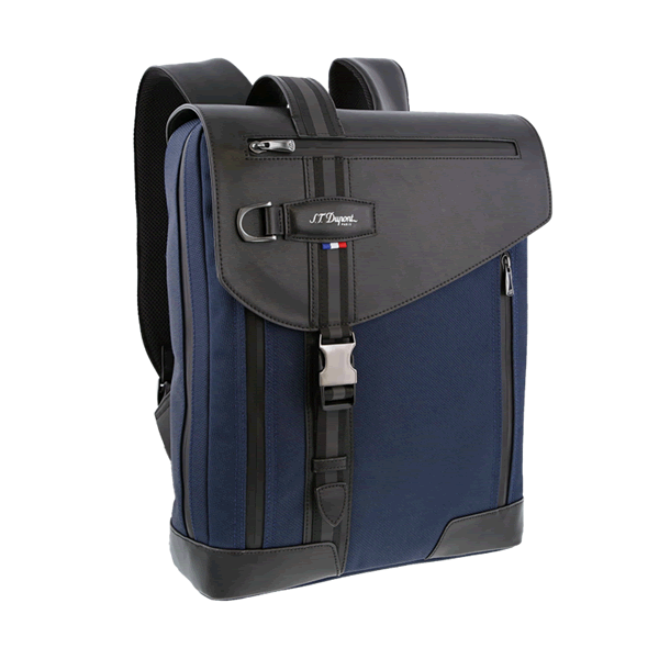 ΤΣΑΝΤΑ ΠΛΑΤΗΣ 2 S.T.DUPONT DÉFI MILLENIUM ΜΠΛΕ - ΜΑΥΡΟ