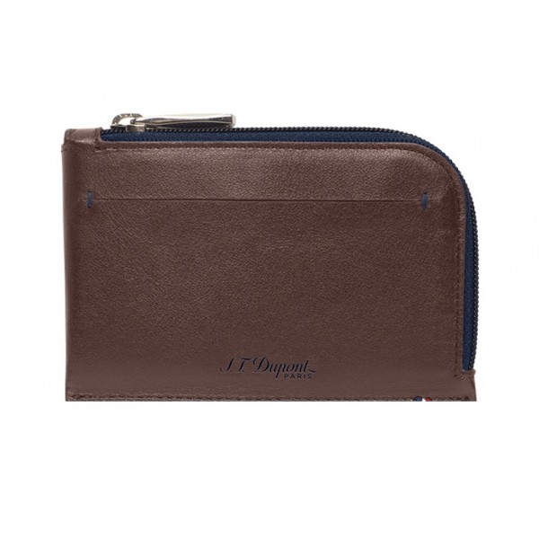 ΤΣΑΝΤΑΚΙ ΓΙΑ ΚΕΡΜΑΤΑ ΚΑΙ ΚΑΡΤΕΣ S.T. DUPONT LINE D SLIM ΚΑΦΕ/ΜΠΛΕ