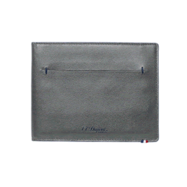 ΠΟΡΤΟΦΟΛΙ S.T. DUPONT LINE D SLIM ΜΕ 7 ΘΕΣΕΙΣ ΓΙΑ ΚΑΡΤΕΣ ΓΚΡΙ/ΜΠΛΕ