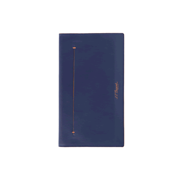 ORGANIZER ΤΑΞΙΔΙΟΥ S.T. DUPONT LINE D SLIM ΜΠΛΕ/ΠΟΡΤΟΚΑΛΙ