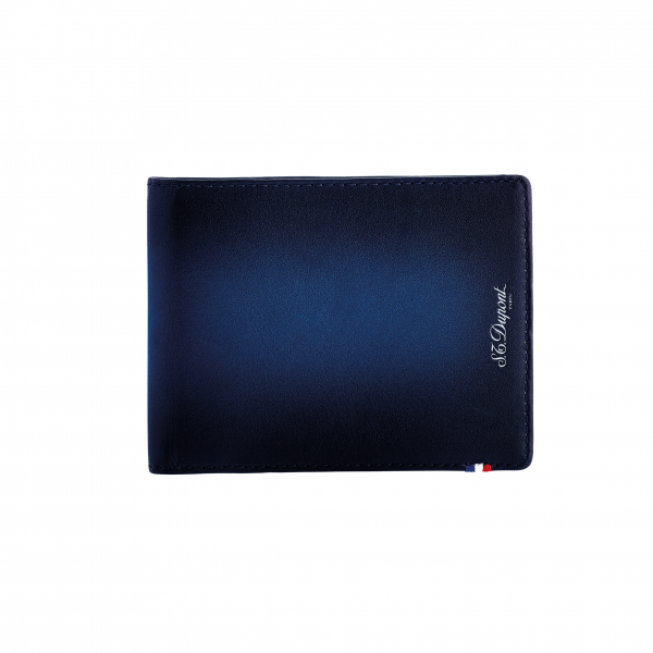 ΠΟΡΤΟΦΟΛΙ S.T. DUPONT ΜΕ 6 ΘΕΣΕΙΣ ΓΙΑ ΚΑΡΤΕΣ ATELIER ΜΠΛΕ ΤΗΣ ΝΥΧΤΑΣ