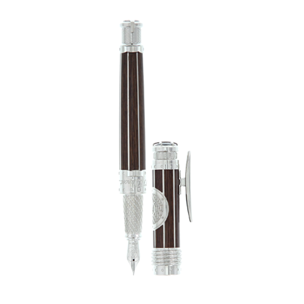 S.T. DUPONT SEVEN SEAS FOUNTAIN PEN WOOD LIMITED EDITION
