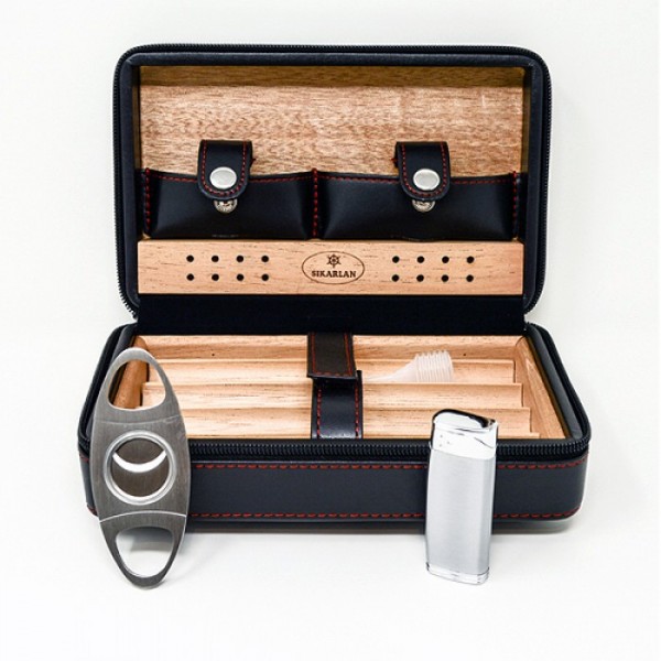  ΥΓΡΑΝΤΗΡΑΣ ΤΑΞΙΔΙΟΥ ΔΕΡΜΑΤΙΝΟ ΣΕΤ 4045-BL