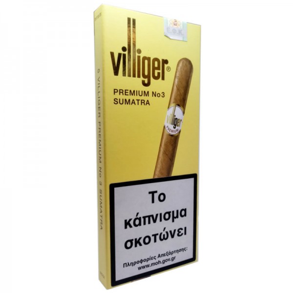 VILLIGER PREMIUM SUMATRA No3 5's
