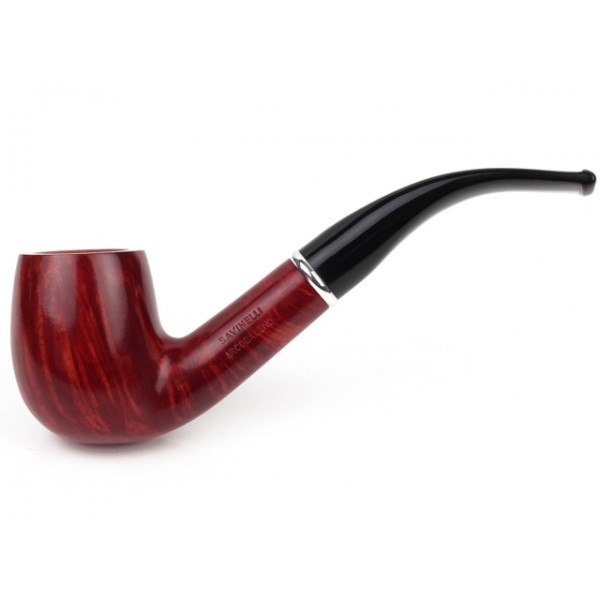 SAVINELLI TOBACCO PIPE ARCOBALENO RED
