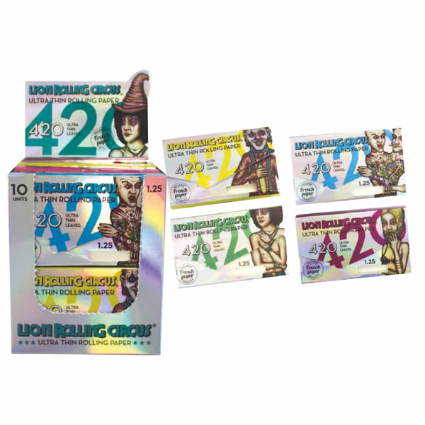 ΑΣΗΜΙ ΧΑΡΤΑΚΙΑ LION ROLLING CIRCUS 4:20 BLOCK