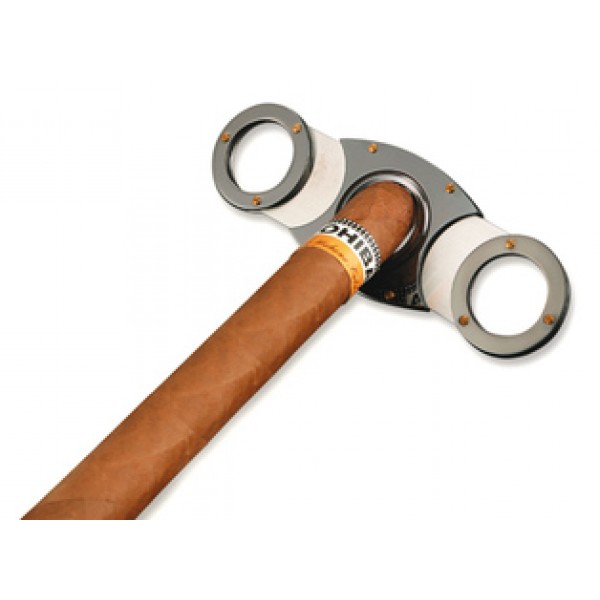 ADORINI CIGAR CUTTER SILVER ROUND