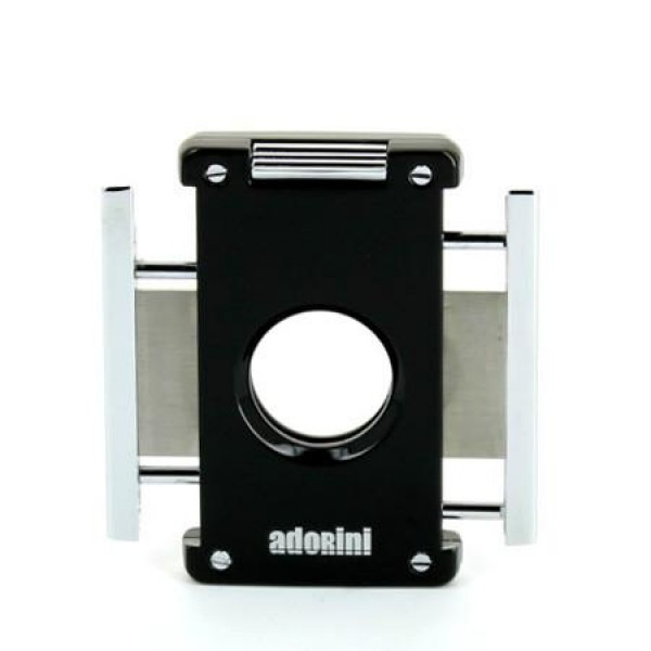 ADORINI CIGAR CUTTER NEPTUN BLACK AND SILVER