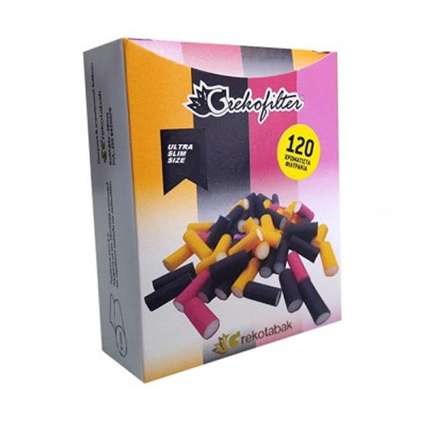 ΦΙΛΤΡΑΚΙΑ GREKOFILTER 5.7MM 120ΤΕΜ