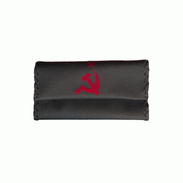 FABRIC TOBACCO POUCH HAMMER AND SICKLE