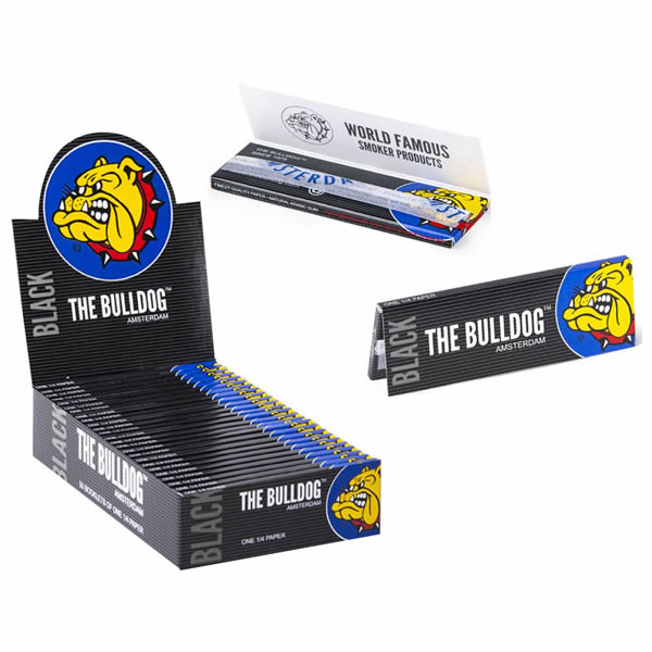 THE BULLDOG ΧΑΡΤΑΚΙΑ ΜΑΥΡΟ 1.1./4
