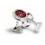 TONINO LAMBORGHINI CUFFLIKS SCUDO STAINLESS STEEL