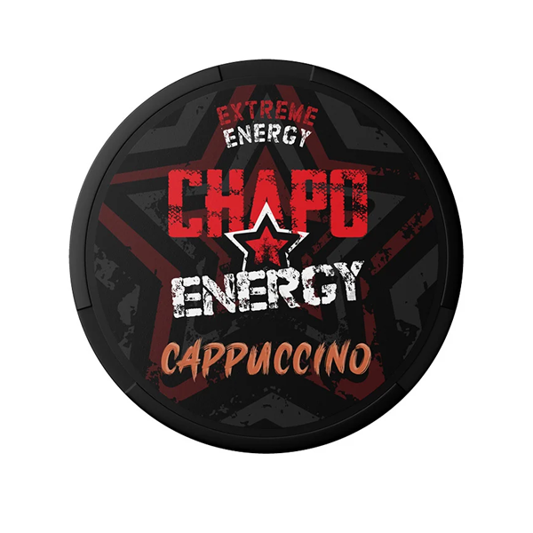 CHAPO CAPPUCCINO ENERGY CAFFEINE POUCHES 75mg