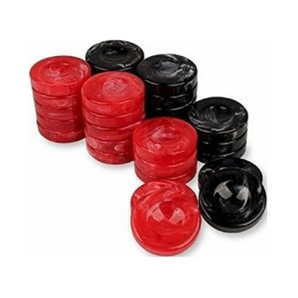 CHECKERS SET MOTHER OF PEARL BIG SIZE