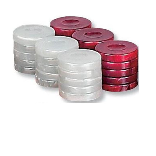 CHECKERS SET MOTHER OF PEARL BIG SIZE