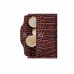 ΠΟΡΤΟΦΟΛΙ TRU VIRTU CLICK & SLIDE COIN POCKET CROCO BROWN
