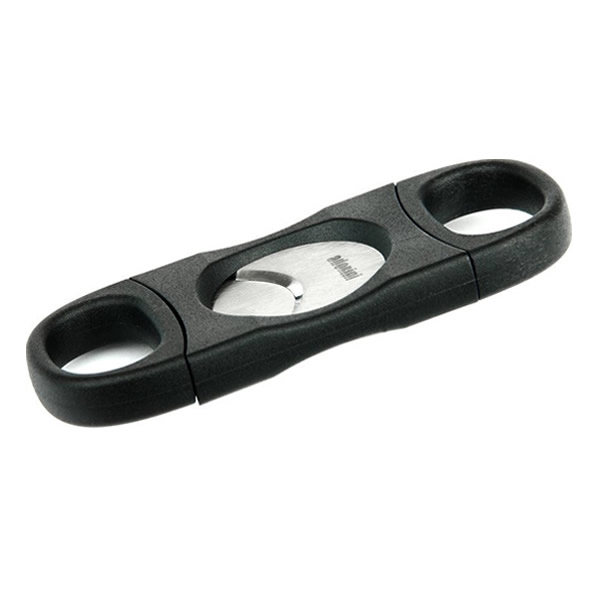 ADORINI CIGAR CUTTER DOUBLE BLADE BLACK