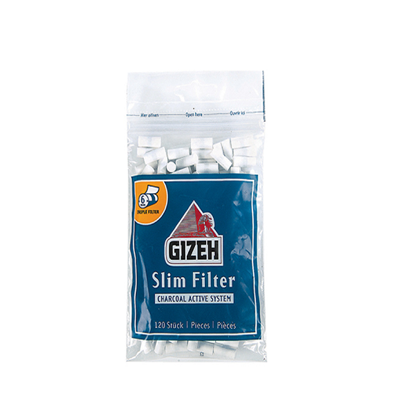 ΦΙΛΤΡΑ GIZEH ΜΕ ΑΝΘΡΑΚΑ 6ΜΜ