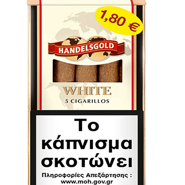 HANDELSGOLD CIGARILLOS WHITE 5's HANDELSGOLD CIGARILLOS WHITE 5's