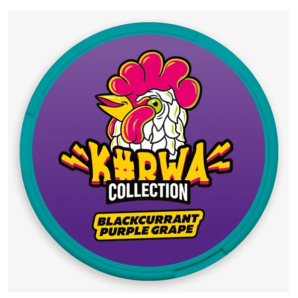 K#RWA BLACKURRANT PURPLE GRAPE NICOTINE POUNCHES 16mg