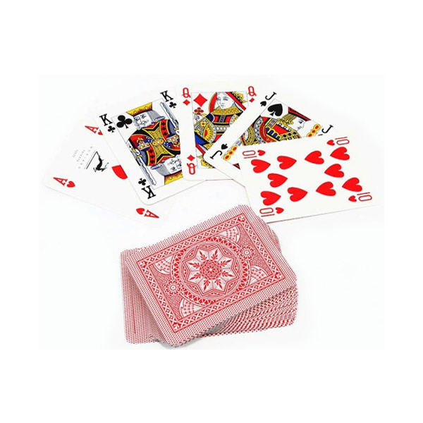 ΤΡΑΠΟΥΛΑ MODIANO POKER CRISTALLO ΠΛΑΣΤΙΚΟΠΟΙΗΜΕΝΗ SINGLE DECK ΚΟΚΚΙΝΗ