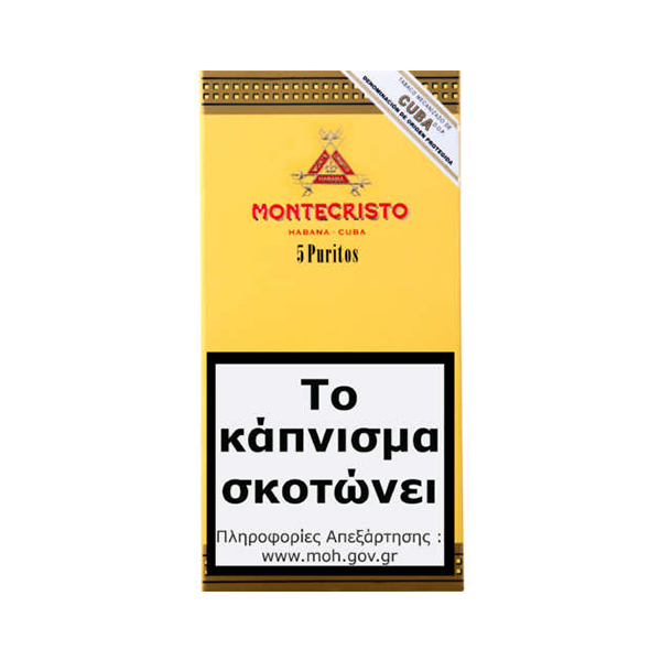 MONTECRISTO CIGARILLOS PURITOS 5's