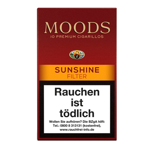 DANNEMANN MOODS SUNSHINE FILTER 10's