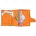 ΠΟΡΤΟΦΟΛΙ TRU VIRTU CLICK & SLIDE PEBBLE ORANGE/ SILVER