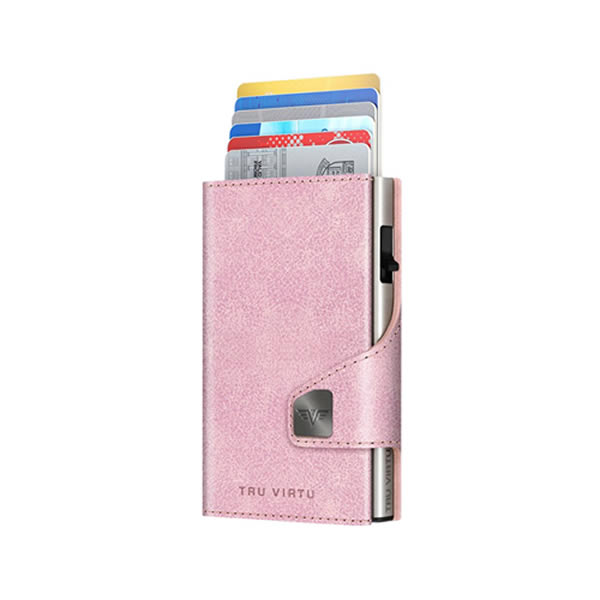 ΠΟΡΤΟΦΟΛΙ TRU VIRTU CLICK & SLIDE GLITTER ROSE