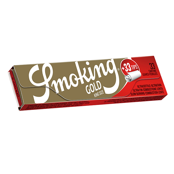 ΧΑΡΤΑΚΙΑ SMOKING KING SIZE ΧΡΥΣΑ ΜΕ ΦΙΛΤΡΑ