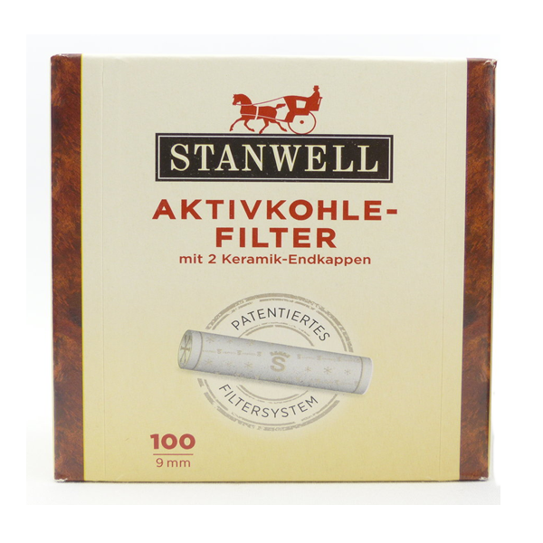 ΦΙΛΤΡΑ ΠΙΠΑΣ STANWELL 9MM 100ΤΕΜ