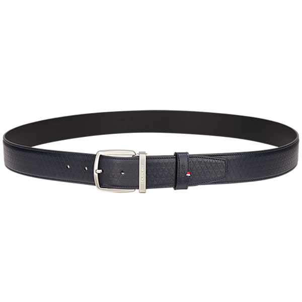 S.T. DUPONT LINE D BELT IN BLUE APEX PALLADIUM 35MM